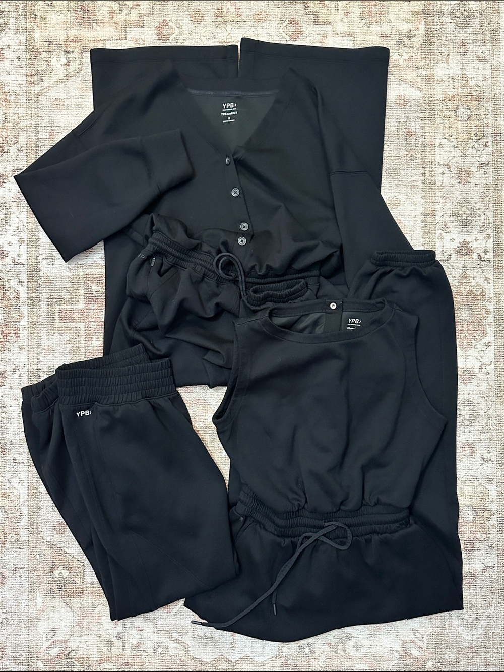 Woman’s Black 3 Piece Abercrombie & Fitch YPB Set